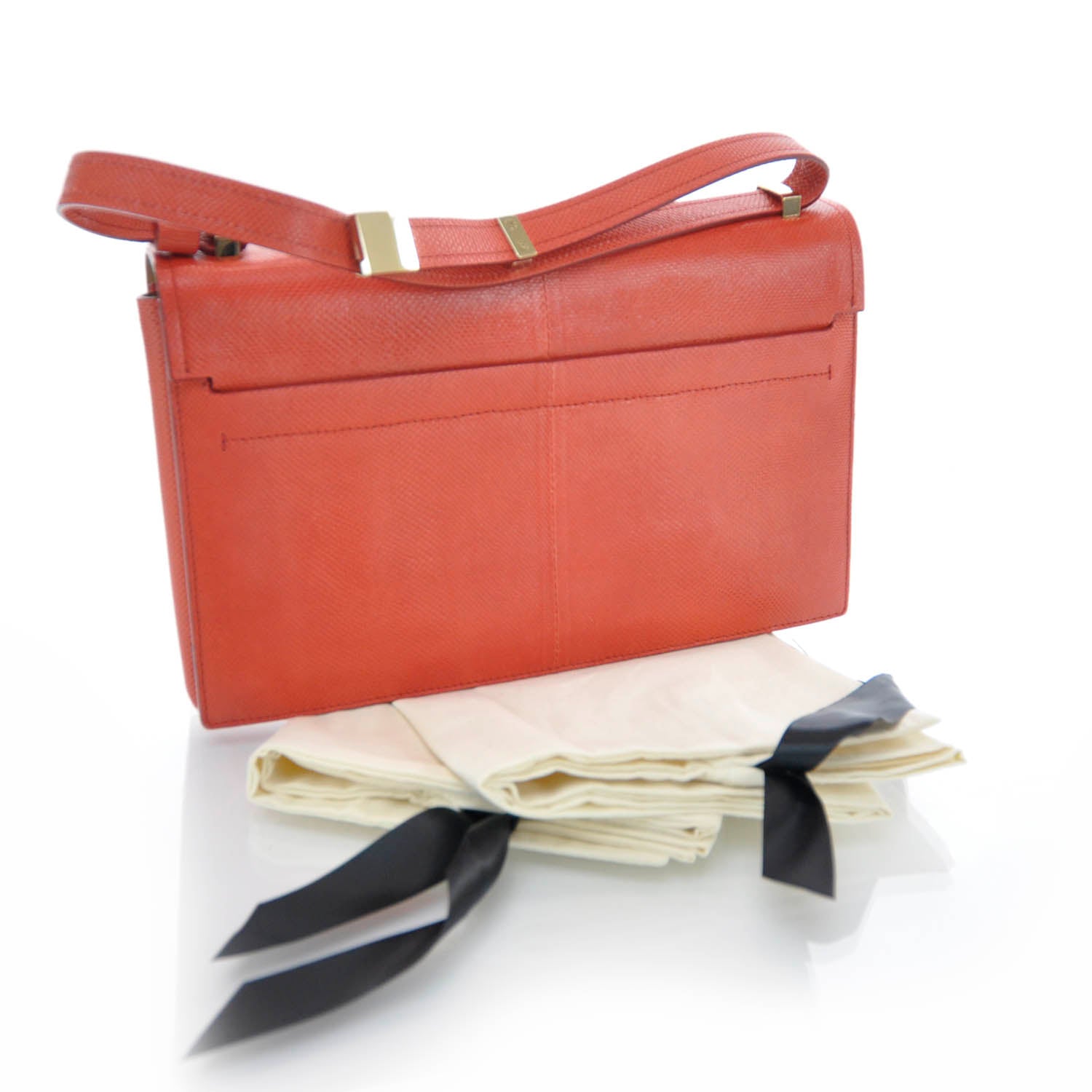 Alexander Wang LANVIN Snakeskin Partition Bag Red 3 of 8