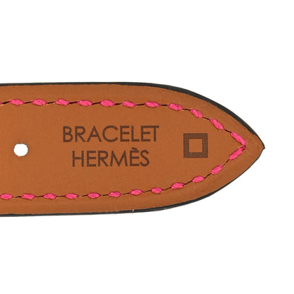 Hermes Matte Alligator 25mm Heure H Hour Watch Strap FRAMBOISE 3 of 5