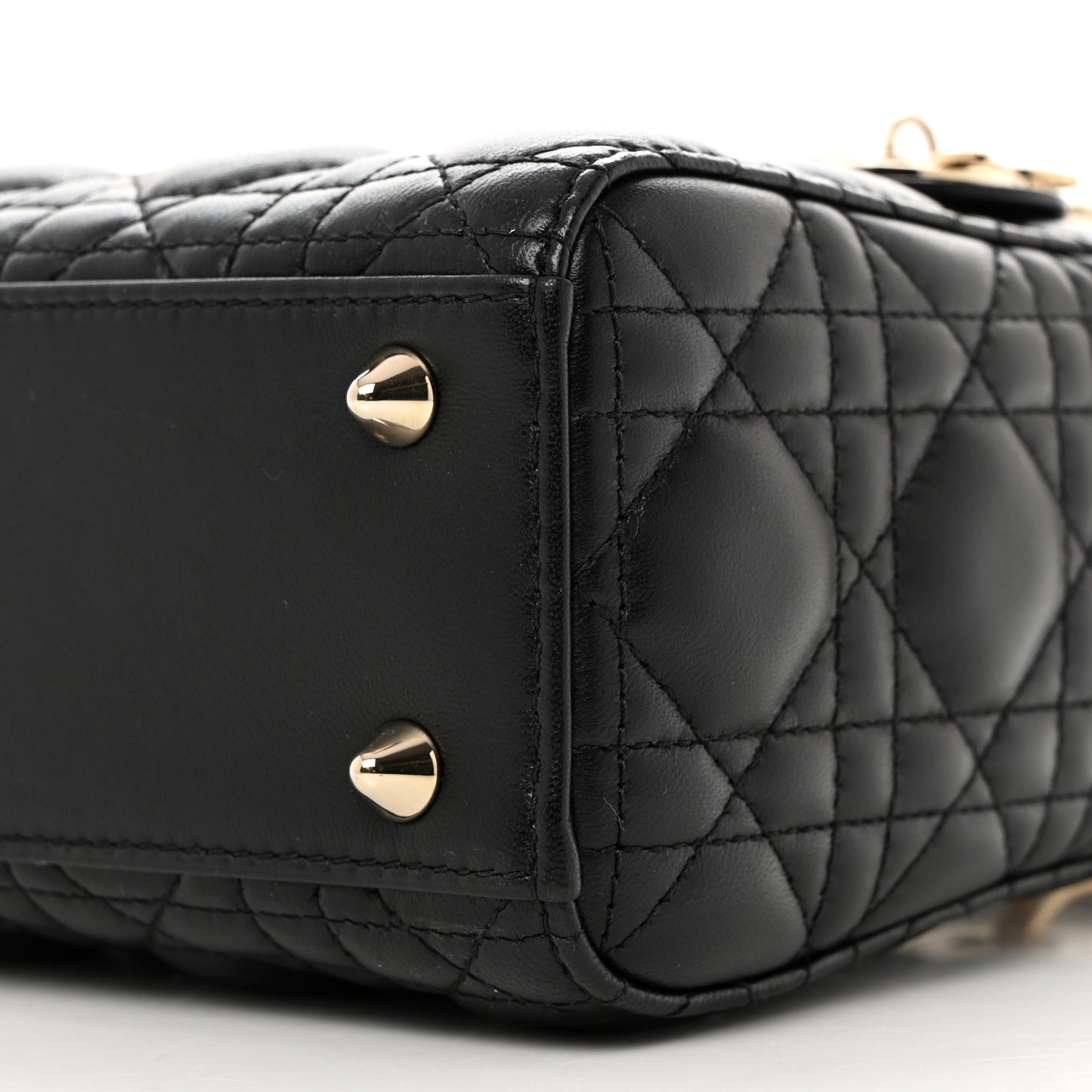 Lambskin Cannage Small My ABCDior Lady Dior Black