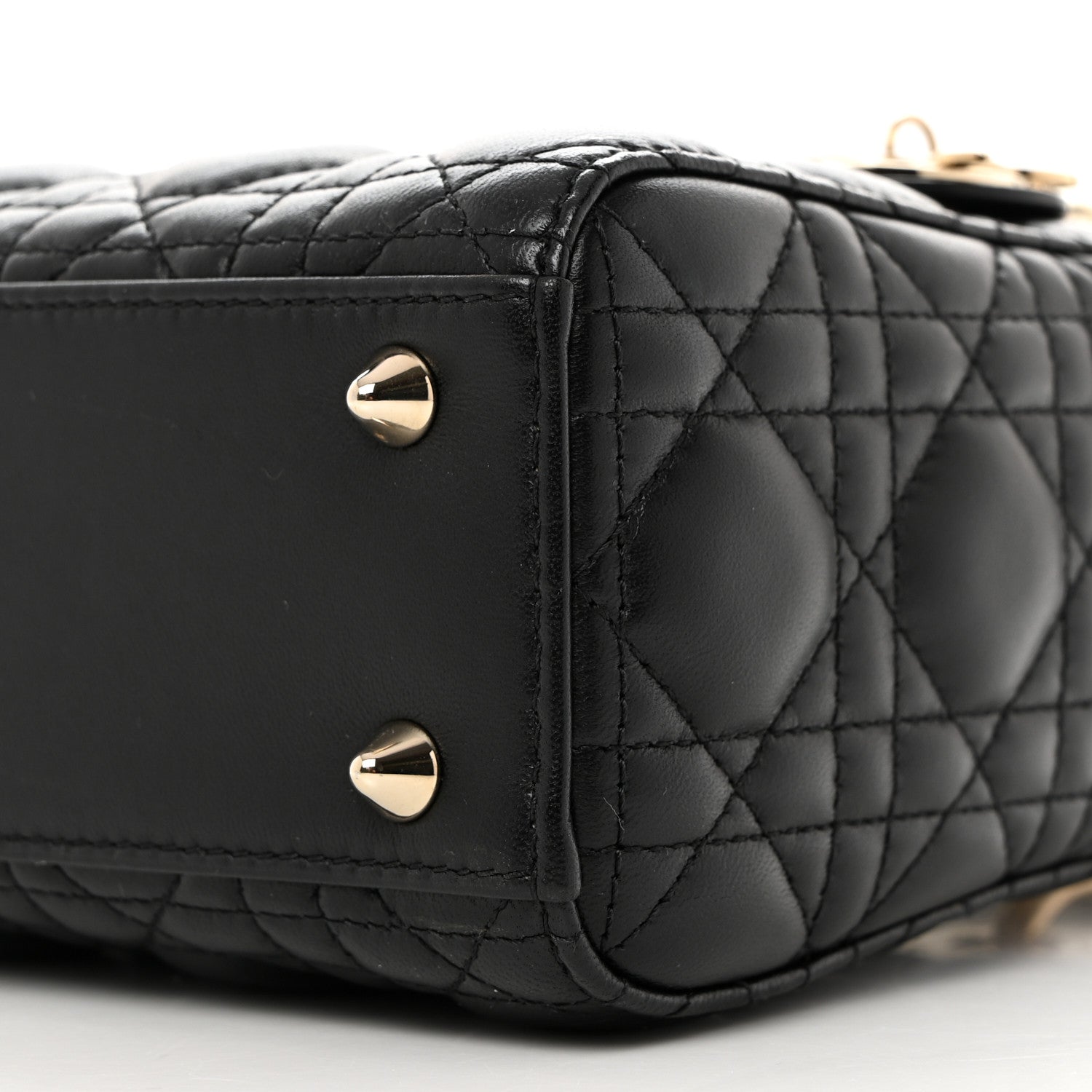 Christian Dior Lambskin Cannage Small My ABCDior Lady Dior Black 10 of 10