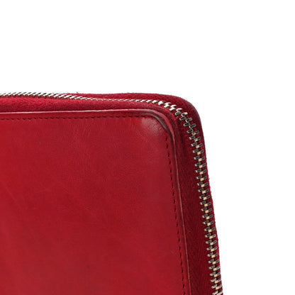 Saint Laurent Calfskin Classic Y Ligne Zip Around Wallet Red 13 of 21