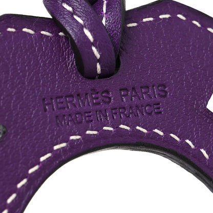 Hermes Swift Paddock Horseshoe Bag Charm Ultraviolet 3 of 3