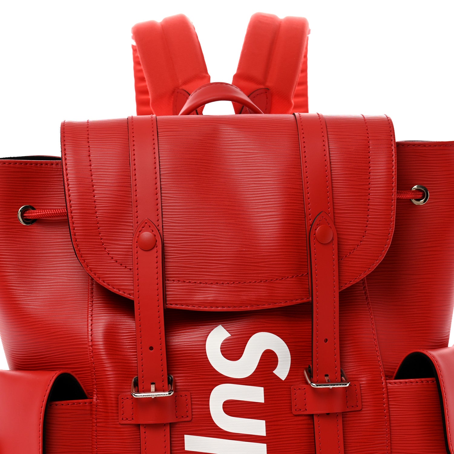 Louis Vuitton X SUPREME Epi Christopher Backpack PM Red 7 of 9