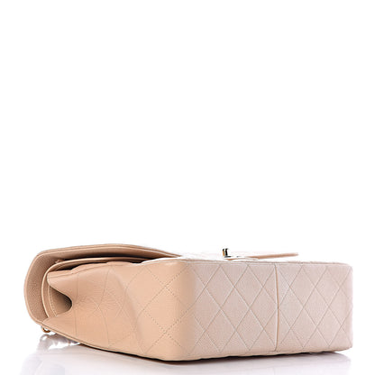 Chanel Caviar Quilted Jumbo Double Flap Beige Clair 4 of 10
