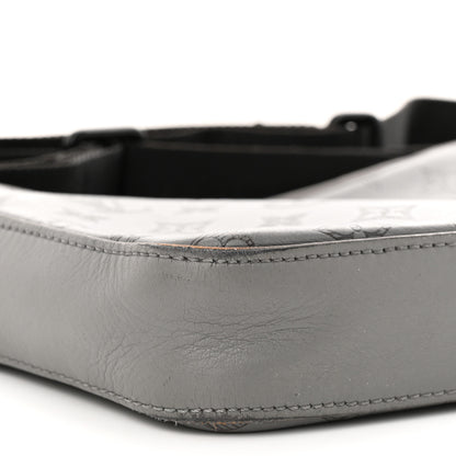 Louis Vuitton Calfskin Monogram Shadow Duo Messenger Anthracite Gray 8 of 14