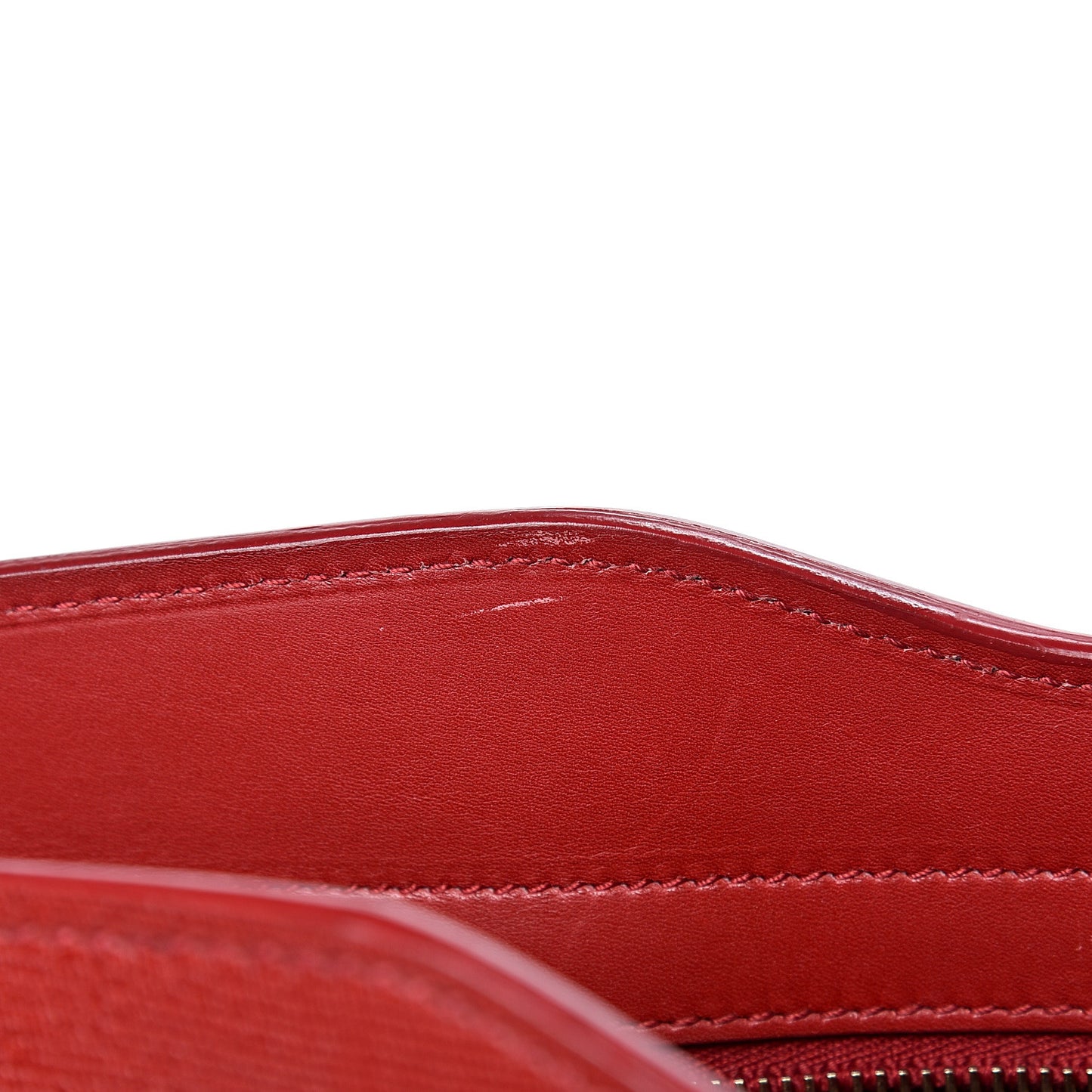 Textured Calfskin Medium Cabas ChYc Red
