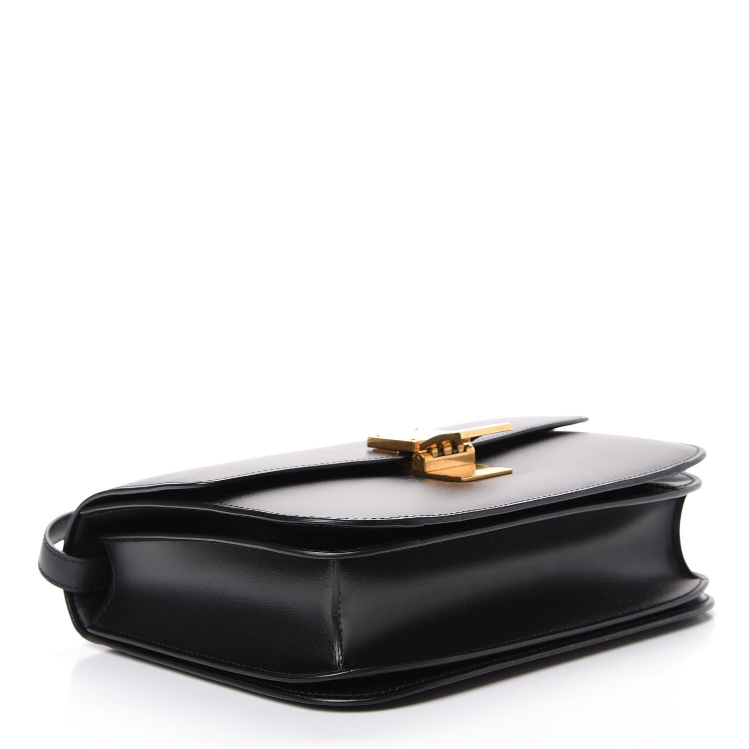 Celine Box Calfskin Medium Classic Box Flap Bag Black 3 of 14