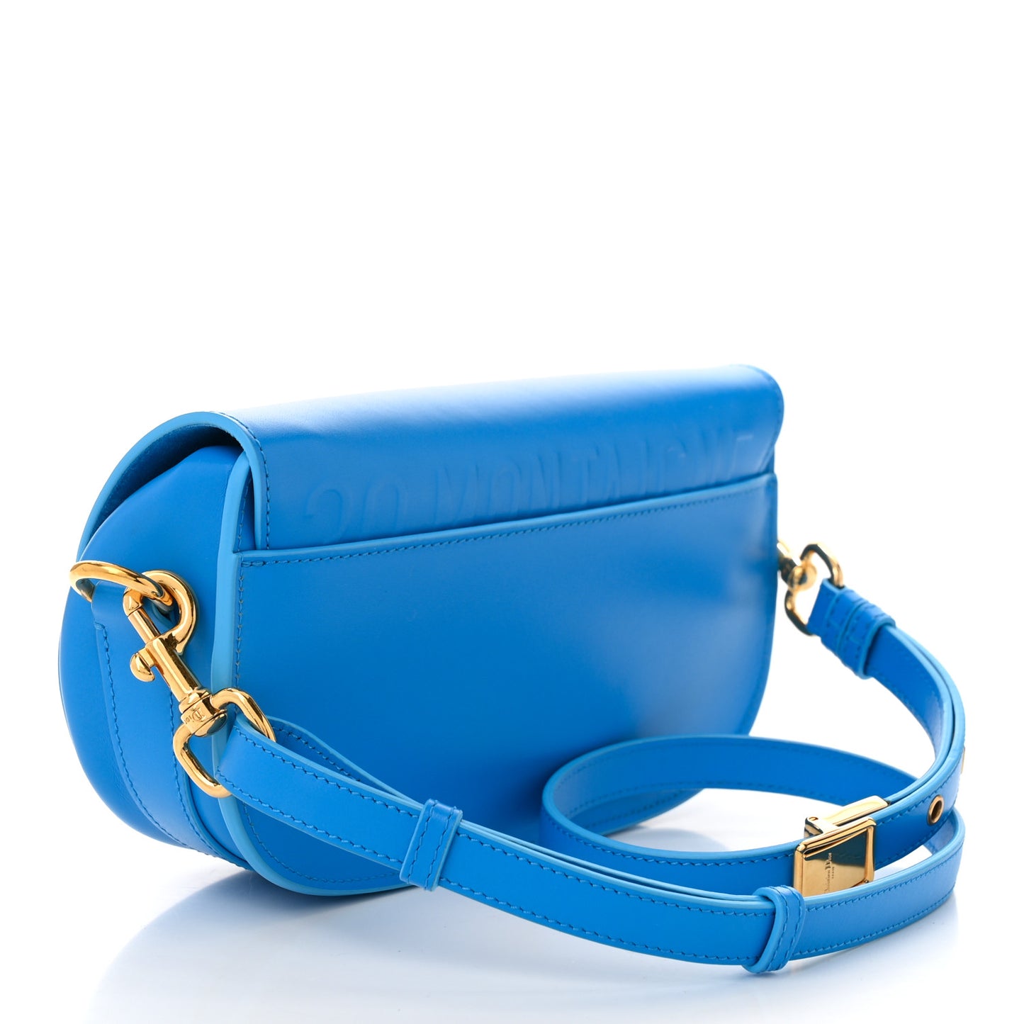 Box Calfskin East West Bobby Bag Reef Blue
