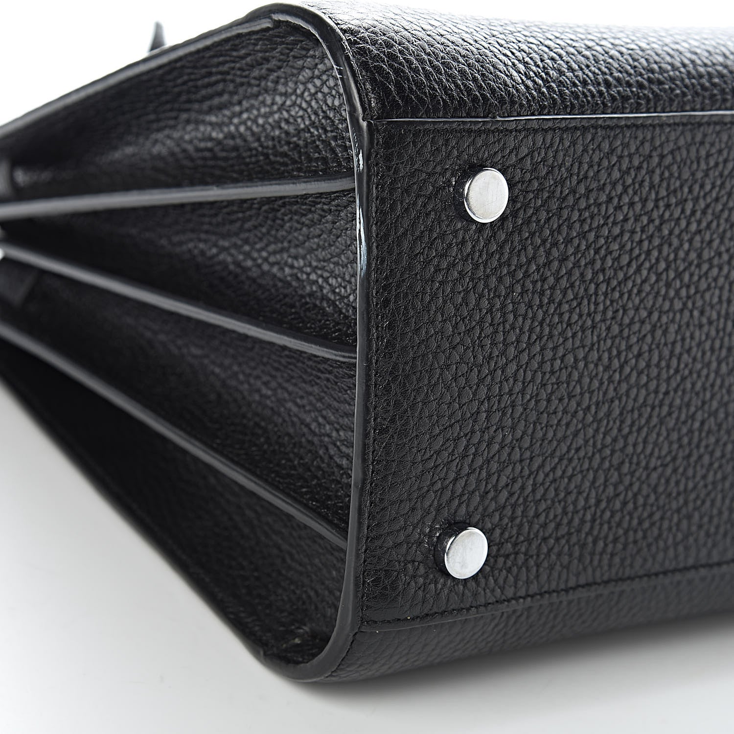 Saint Laurent Grained Calfskin Small Sac De Jour Black 7 of 13