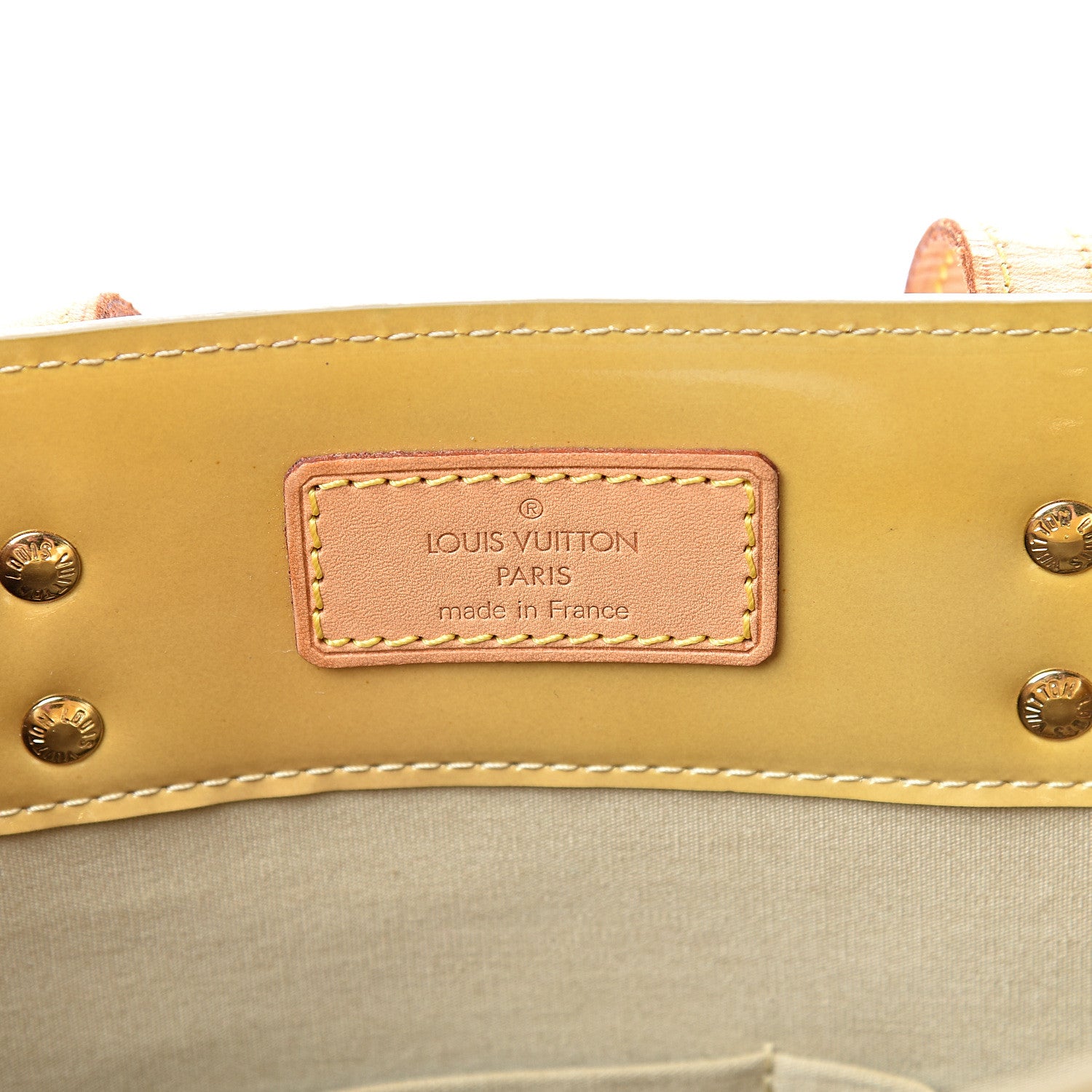 Louis Vuitton Vernis Reade MM Beige 5 of 16