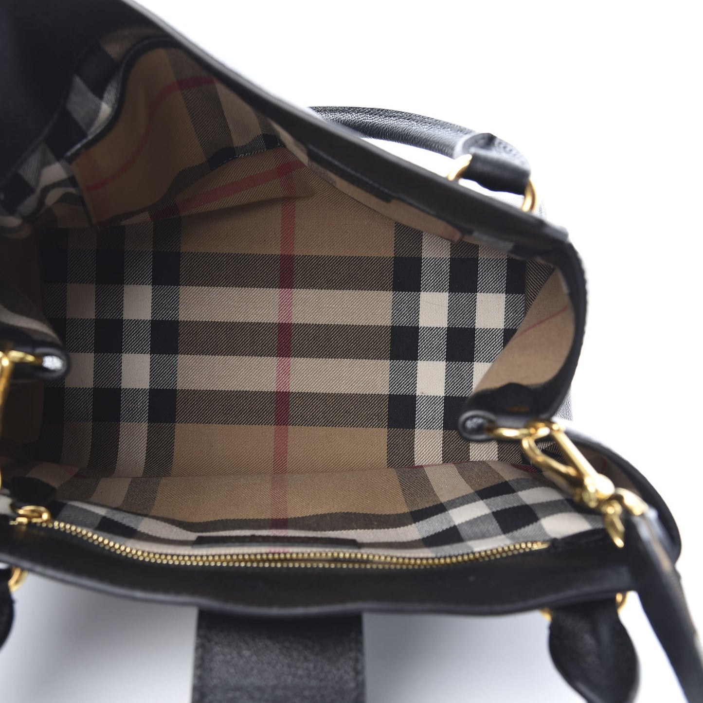 Soft Grain Calfskin Medium Buckle Tote Black