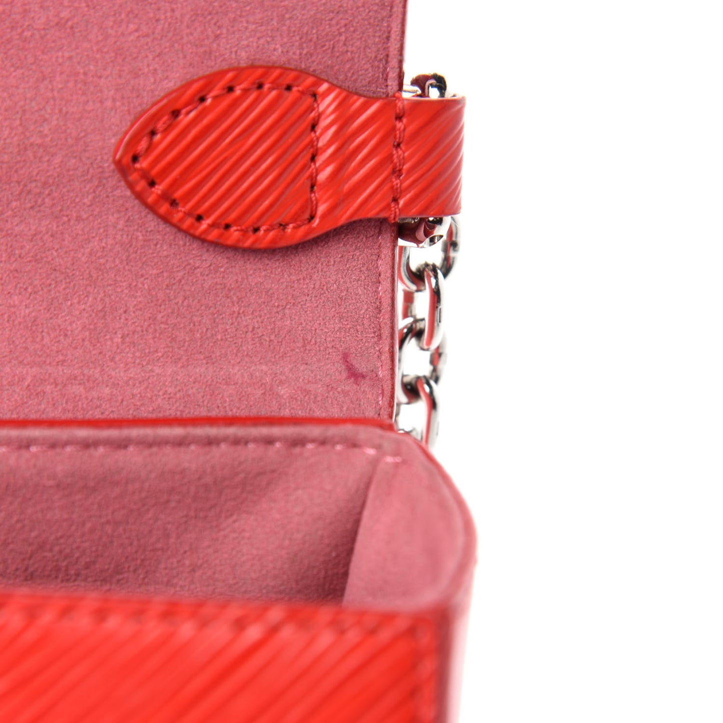 Epi Twist Shoulder Bag MM Coquelicot