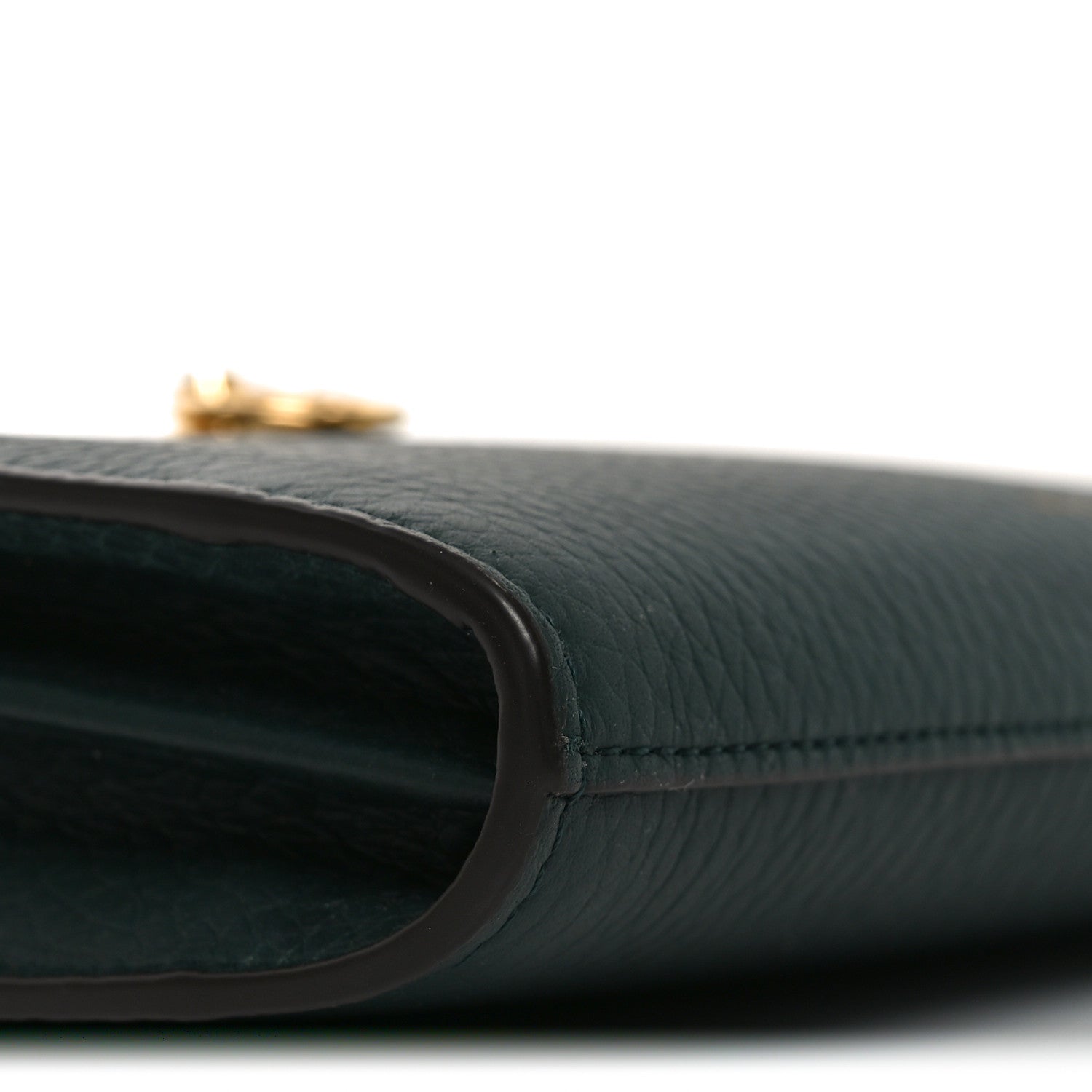Mulberry Heavy Grain Calfskin Iris Wallet On Chain Mulberry Green 9 of 10