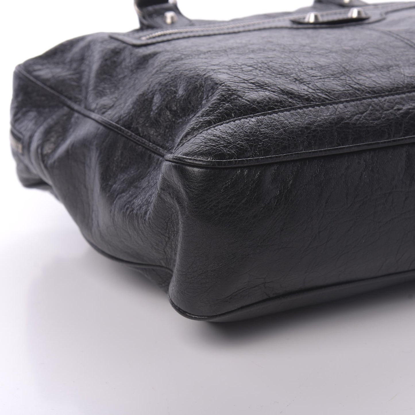 Agneau Classic Hardware Mini Folder Black