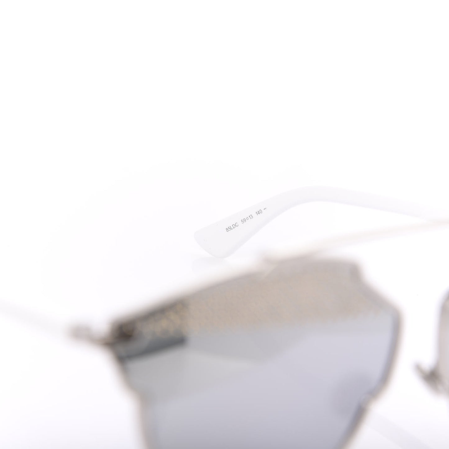 Studded So Real Sunglasses Silver White