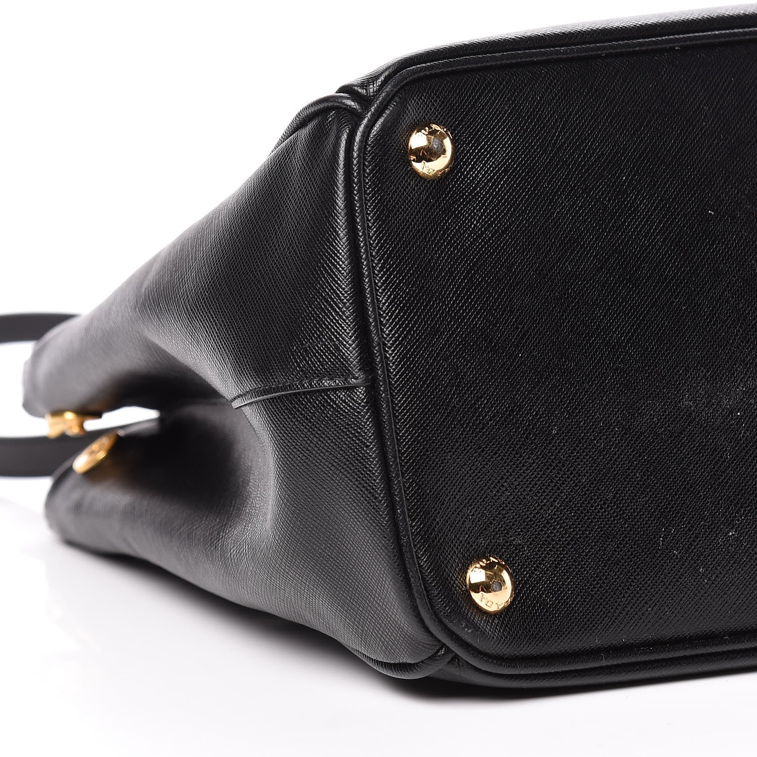 Prada Saffiano Medium Galleria Double Zip Tote Black 9 of 13