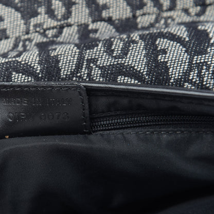 Christian Dior Monogram Saddle Bag Black 7 of 13