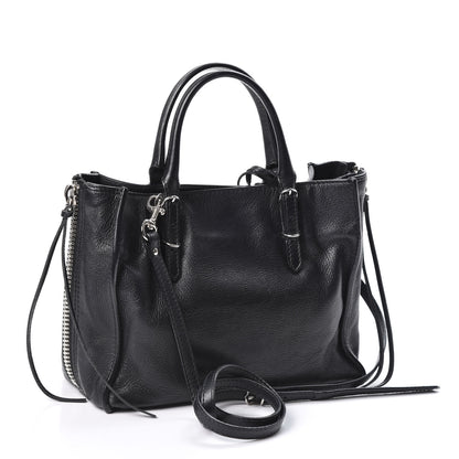 Balenciaga Calfskin Papier Mini A4 Zip Around Tote Black 2 of 9
