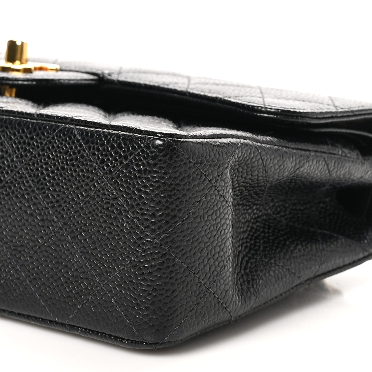 Chanel Caviar Quilted Small Double Flap Black 10 of 12