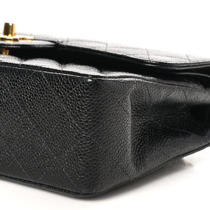 Chanel Caviar Quilted Small Double Flap Black 10 of 12