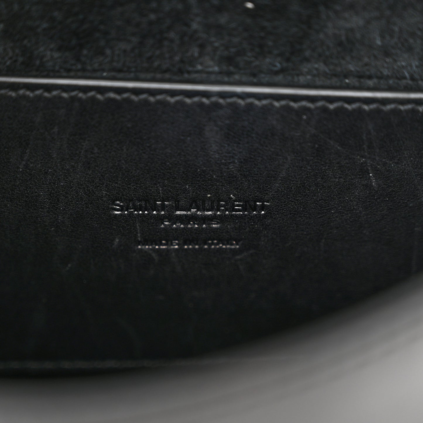 Smooth Calfskin Classic Monogram Small Kaia Satchel Black