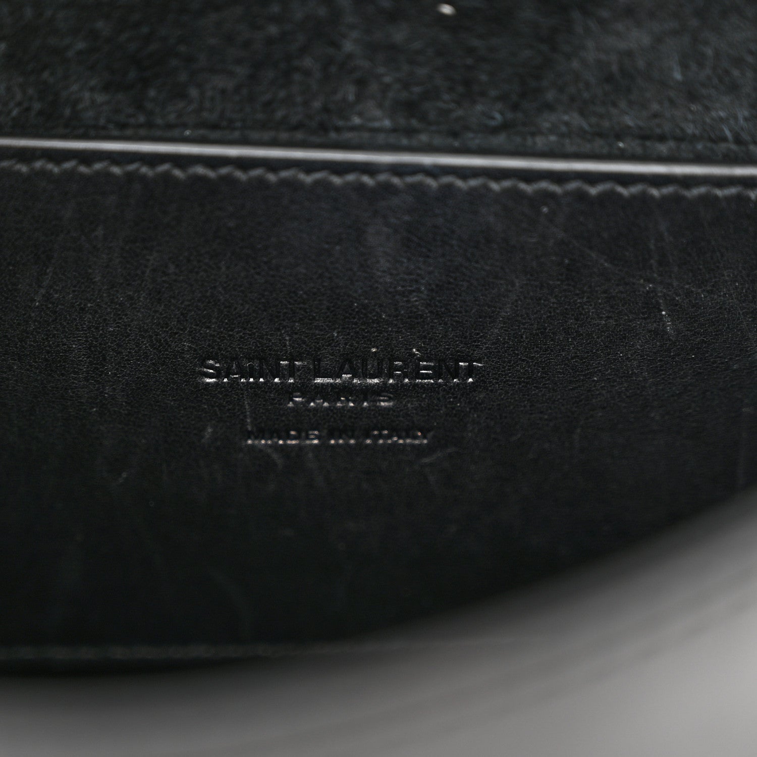 Saint Laurent Smooth Calfskin Classic Monogram Small Kaia Satchel Black 6 of 13