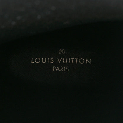 Louis Vuitton Rubber Embossed Monogram Splash Rain Short Boots 40 Black 7 of 9