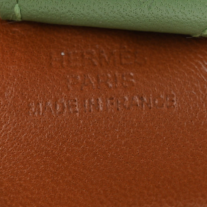 Hermes Milo Lambskin Grigri Rodeo Horse Bag Charm PM Gold Craie Vert Criquet 3 of 5