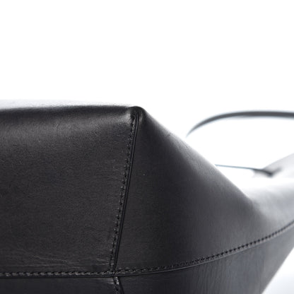 Mansur Gavriel Vegetable Tanned Calfskin Bucket Bag Black Blu 12 of 13