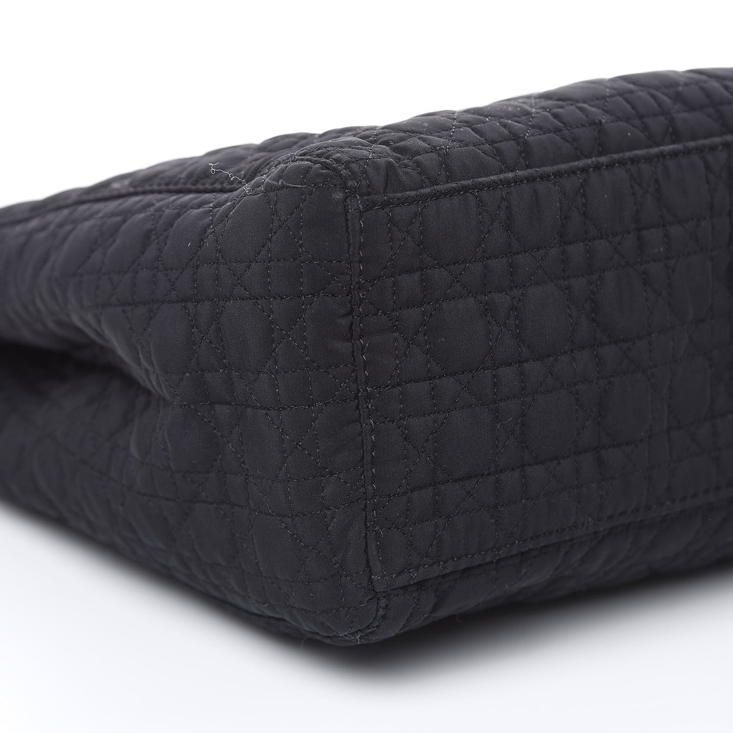Nylon Cannage Large Lady Dior Black