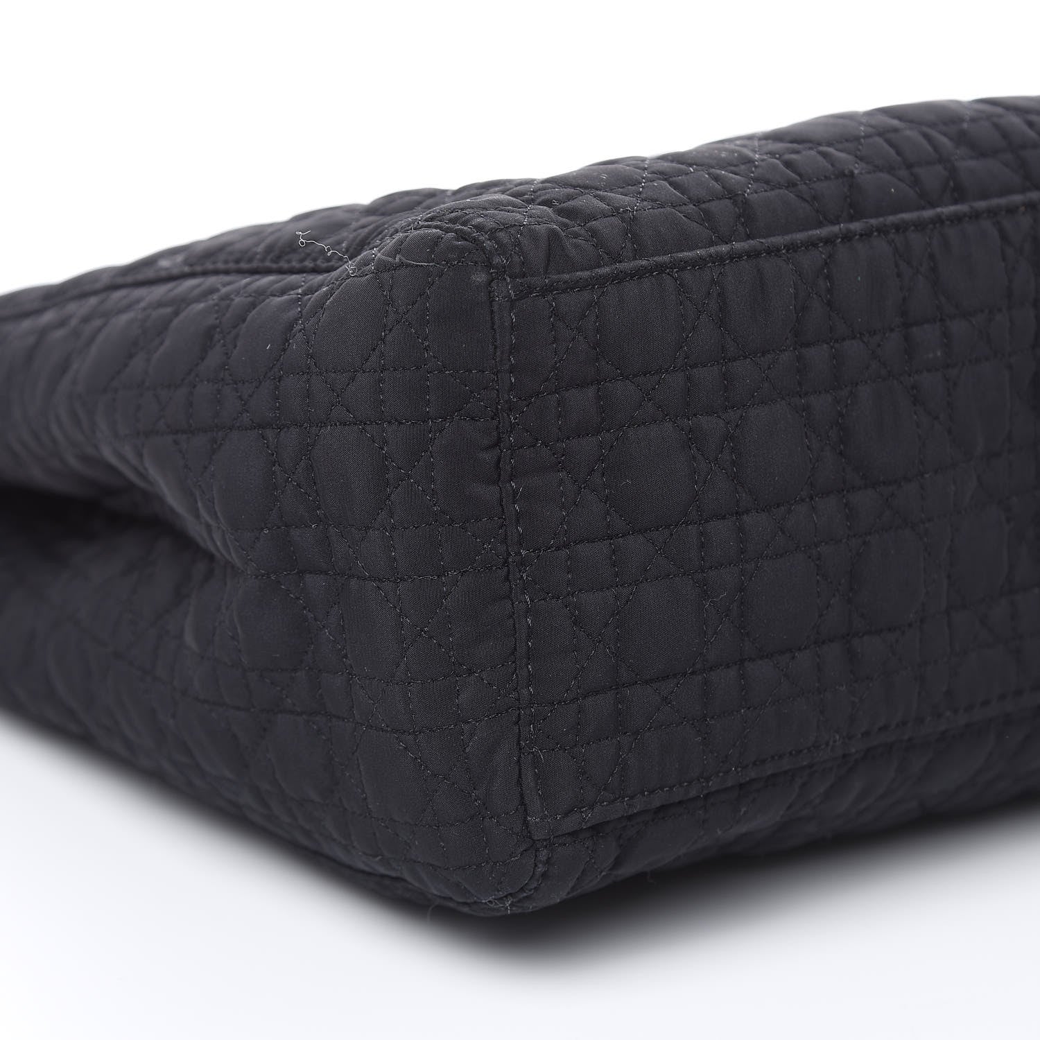Christian Dior Nylon Cannage Large Lady Dior Black 9 of 16