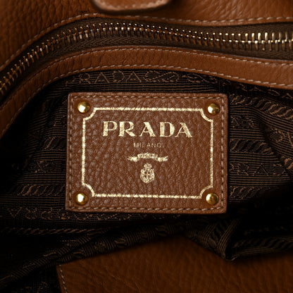 Prada Vitello Daino Hobo Brandy 5 of 13