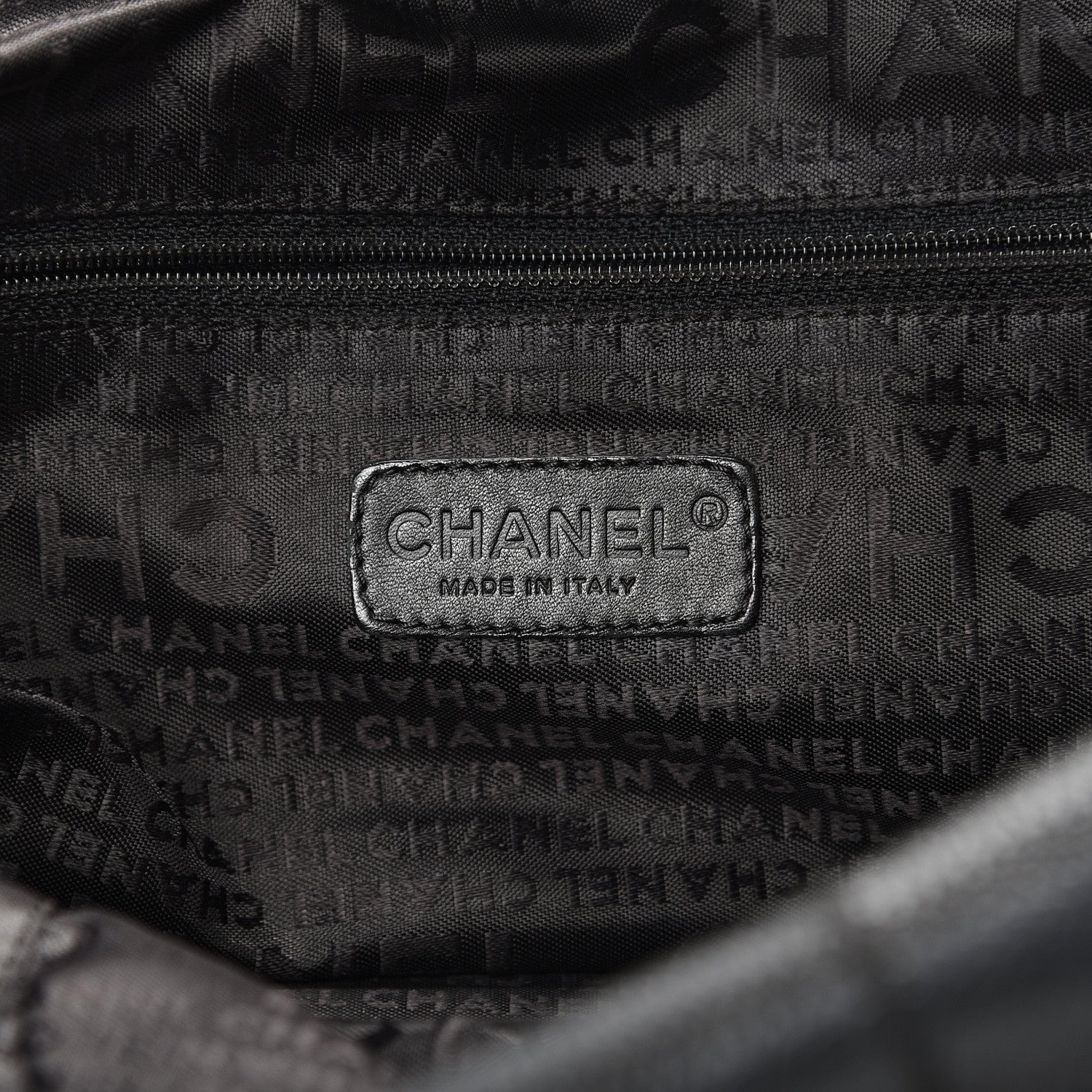 Chanel Caviar Square Stitched Bowler Black 5 of 15