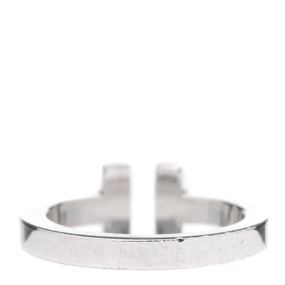 Tiffany Sterling Silver T Square Ring 53 6.5 3 of 5