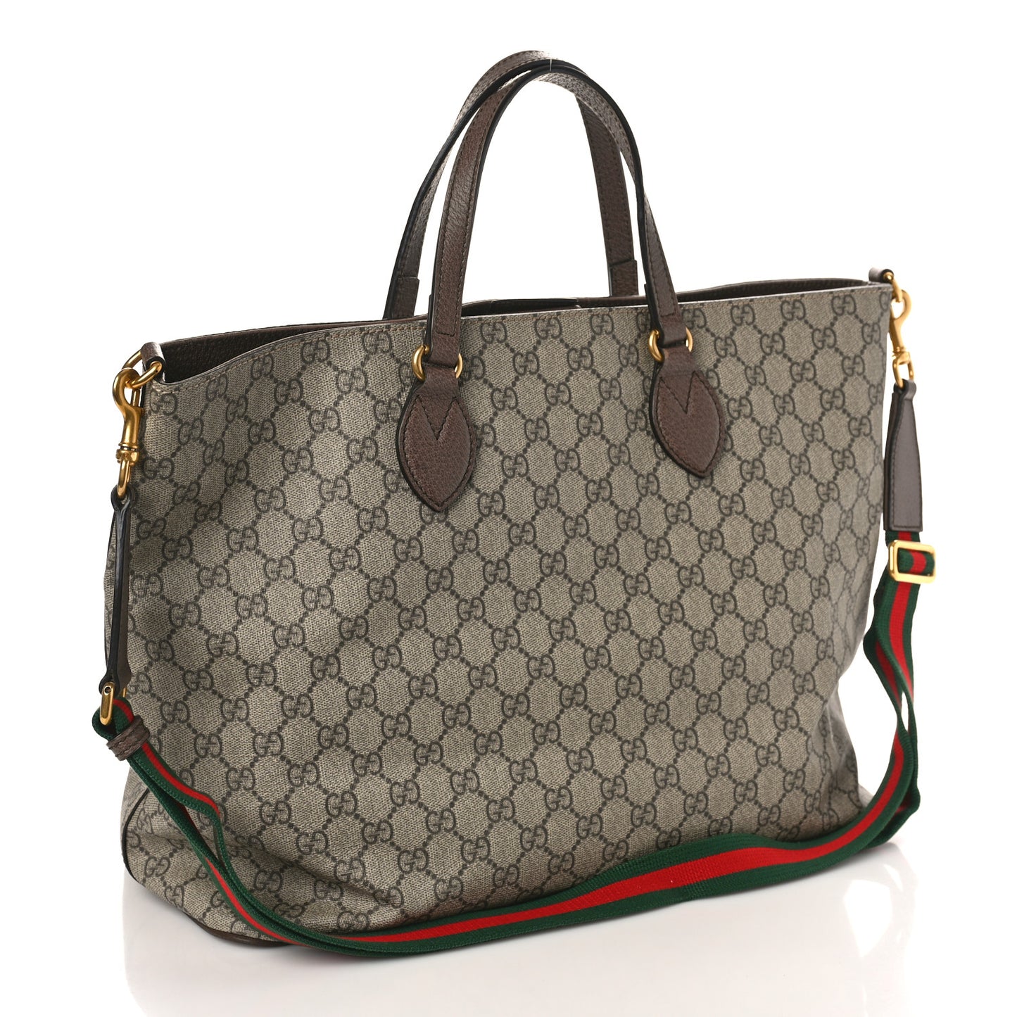 Soft GG Supreme Monogram Courrier Medium Crossbody Tote Beige New Acero