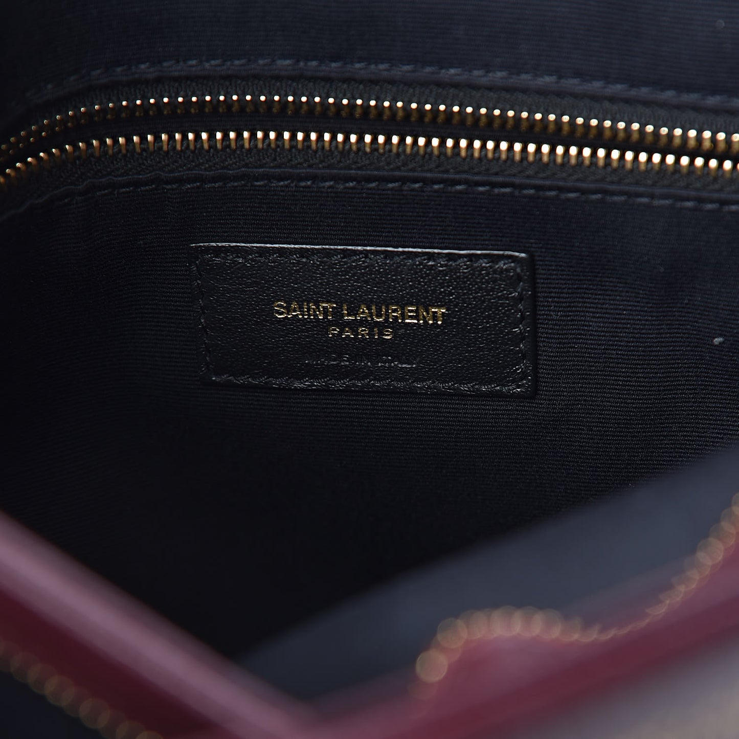 Grain de Poudre Matelasse Chevron Small Tribeca Shopping Bag Rouge Legoin