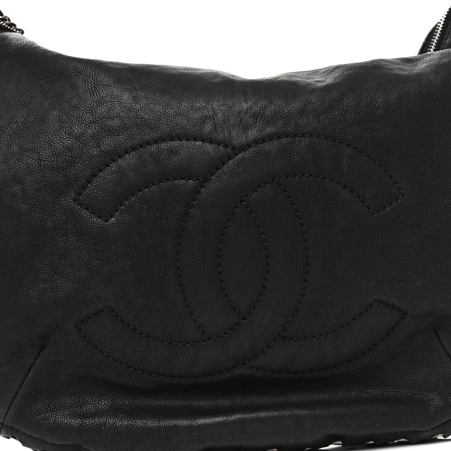 Chanel Calfskin Modern Chain Hobo Black 8 of 10