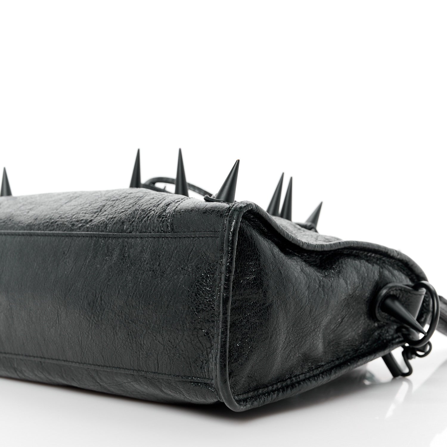 Balenciaga Agneau Spikes Black Hardware S City Black 1520863