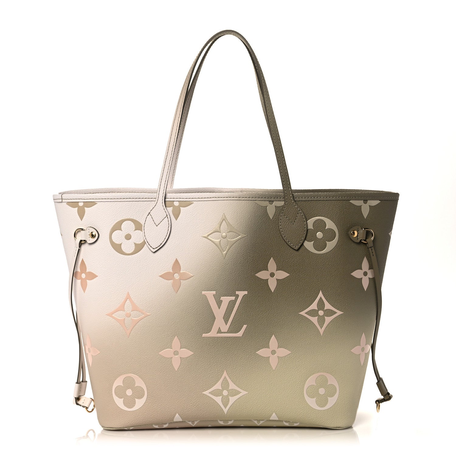 Louis Vuitton Monogram Giant Spring In The City Neverfull MM Sunset Kaki 1 of 9