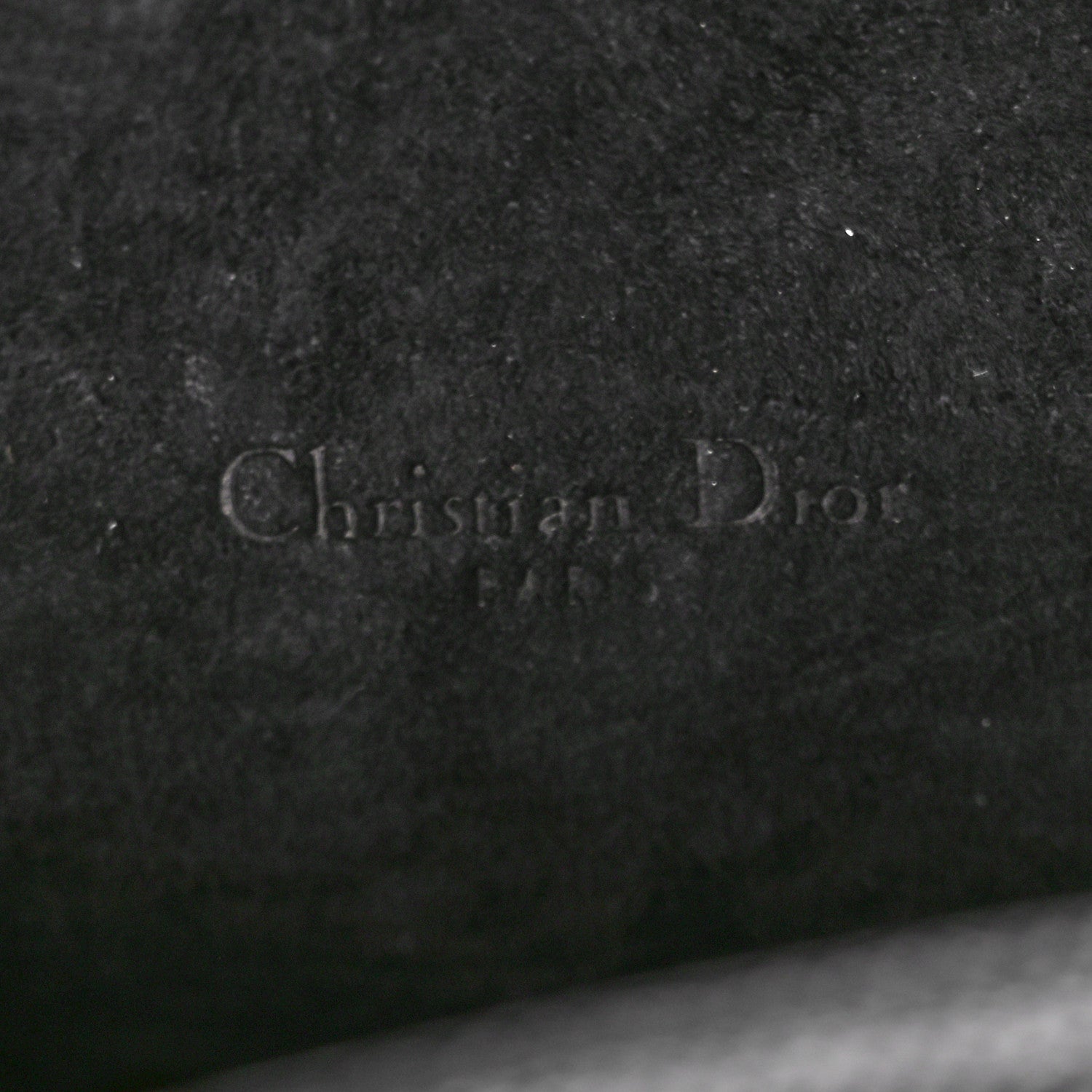 Christian Dior Grained Calfskin Caro Double Pouch Black 10 of 10