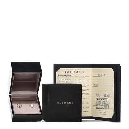 Bulgari 18K Rose Gold Mother of Pearl BVLGARI BVLGARI Stud Earrings 7 of 7