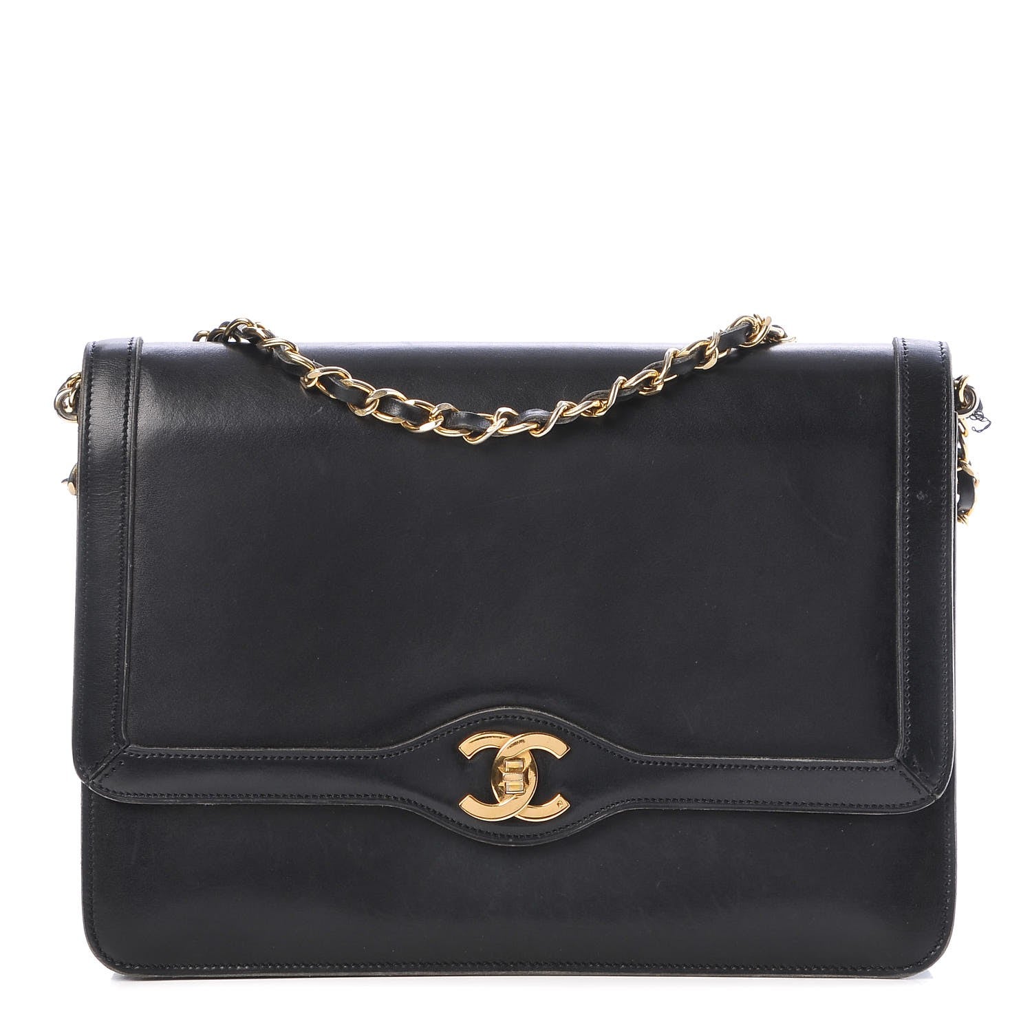Chanel Lambskin Small Single Flap Black 1 of 16