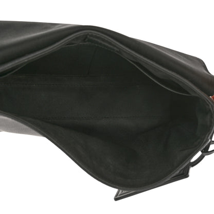 Louis Vuitton Calfskin Aerogram Messenger Black 5 of 11
