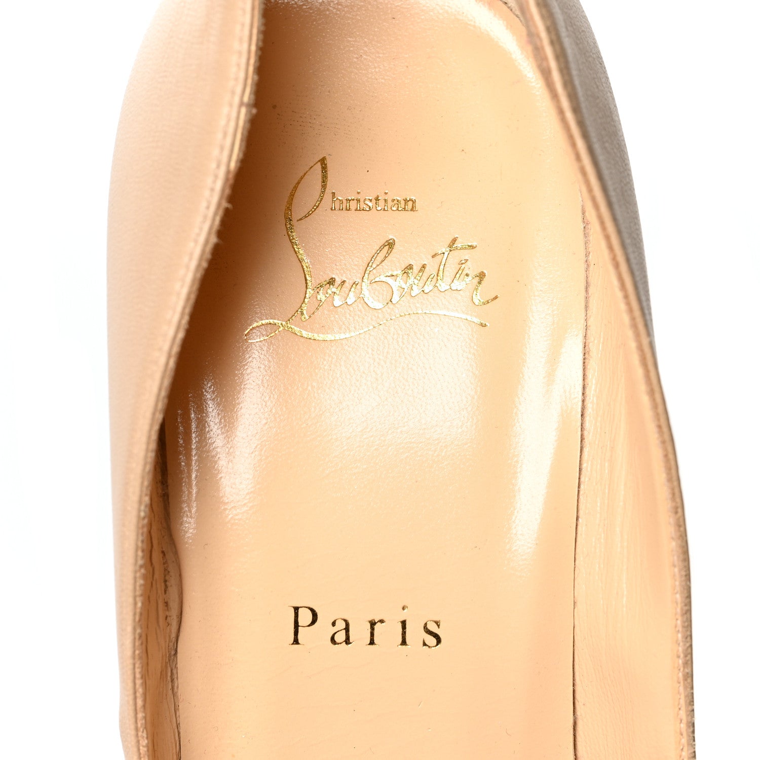 Christian Louboutin Nappa Pigalle Follies 100 Pumps 39 Nude 7 of 10