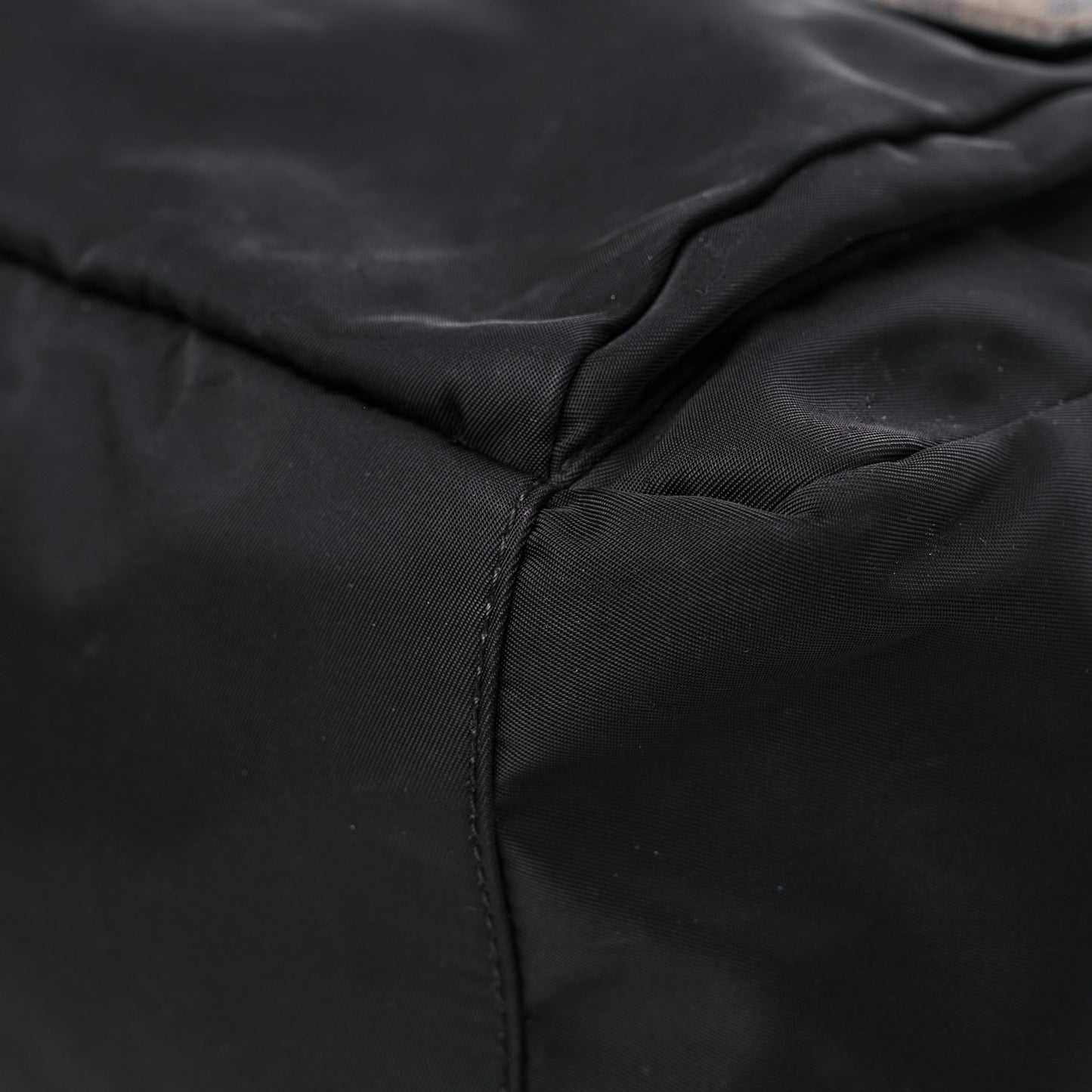 Nylon Glazed Fabric Vitello Liberty FF 1974 Diagonal Tobacco Moresco Black