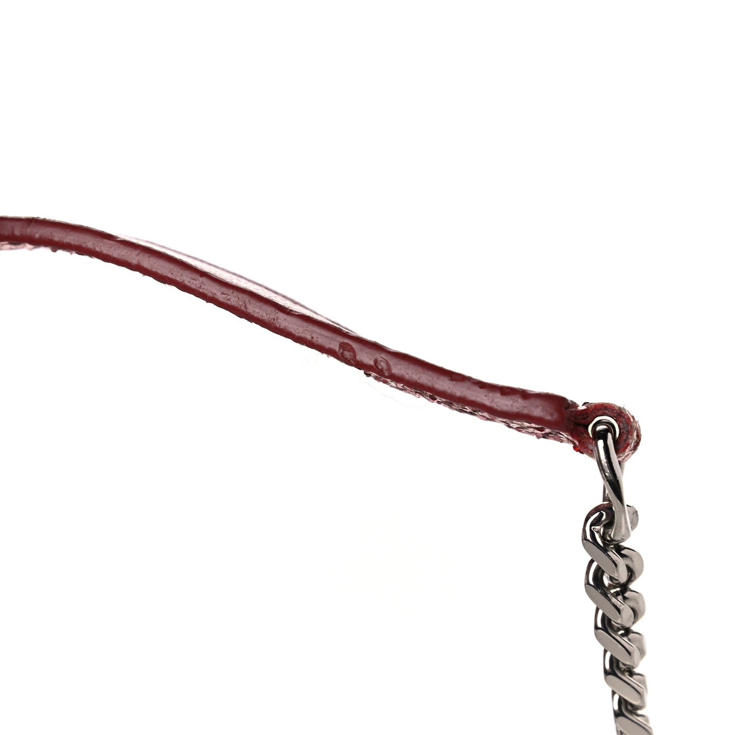 Glitter Monogram Galactica Satchel Pink