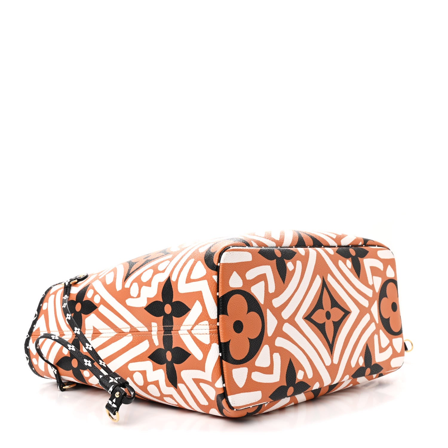 Louis Vuitton Monogram Giant Crafty Neverfull MM Creme Caramel 5 of 12