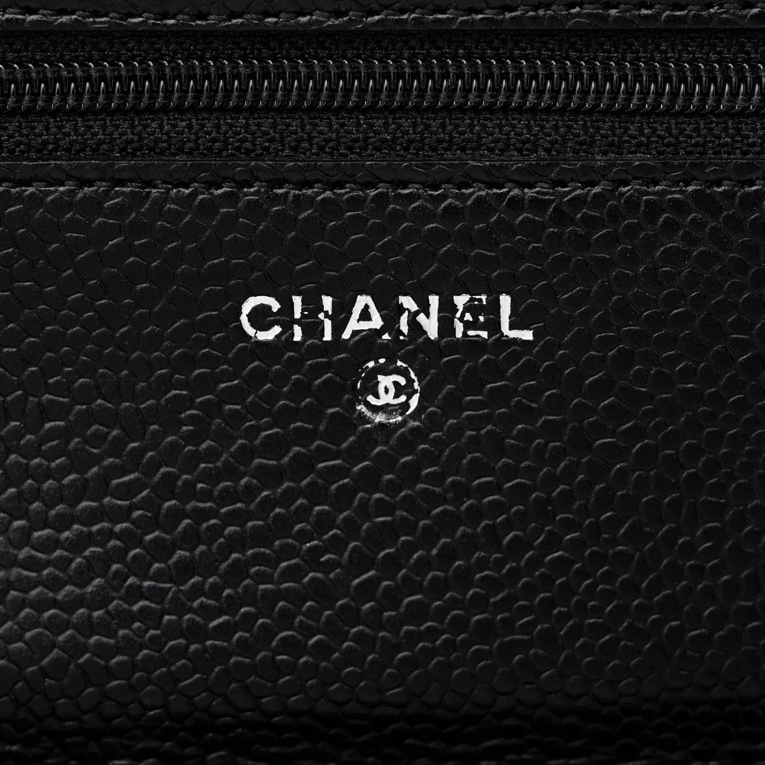 Chanel Caviar Quilted Wallet on Chain WOC Black 5 of 12