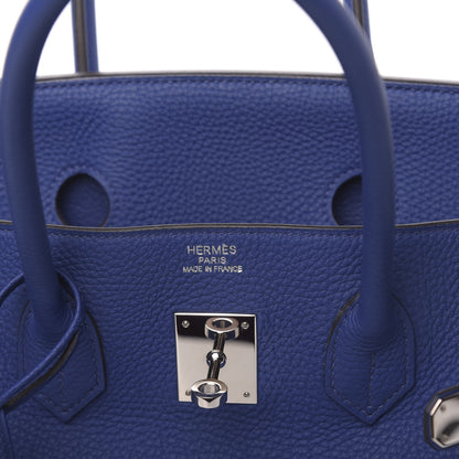 Hermes Togo Birkin 35 Bleu Electrique 6 of 11