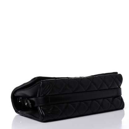 Chanel Goatskin Quilted Medium City Rock Flap Black 3 of 5